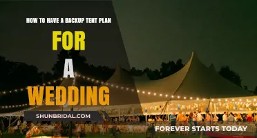 Backup Tent Plan: Ensuring a Smooth Wedding Under Any Sky