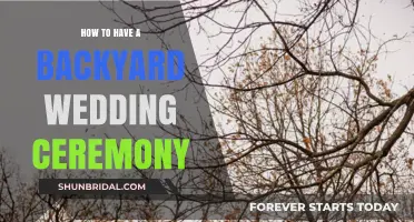 Creating Your Dream Backyard Wedding Ceremony: Tips and Ideas