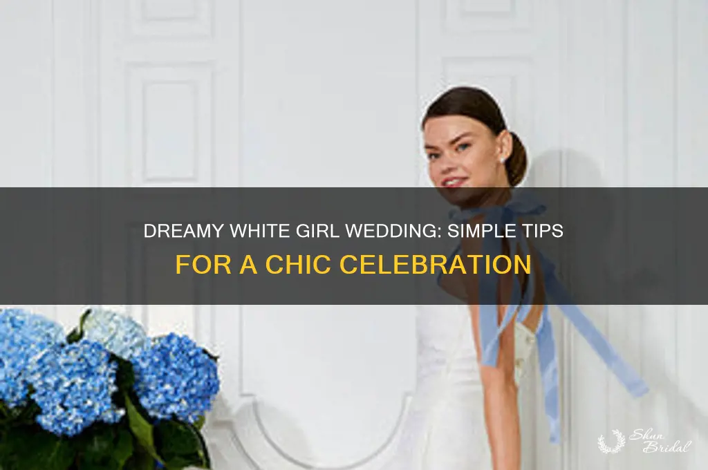 how to have a basic white girl wedding