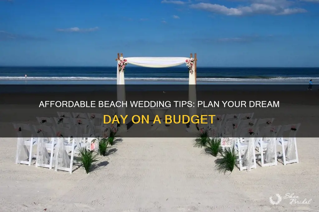 how to have a beach wedding for cheap