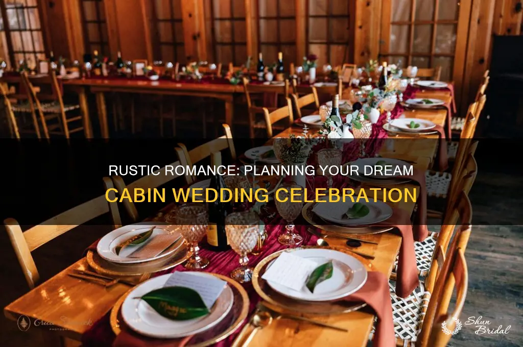 how to have a cabin wedding