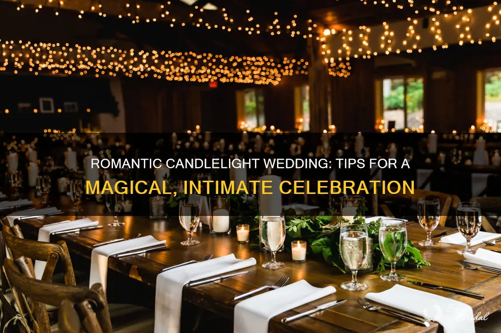 how to have a candlelight wedding