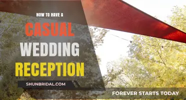 Planning a Relaxed Wedding Reception? Keep it Casual