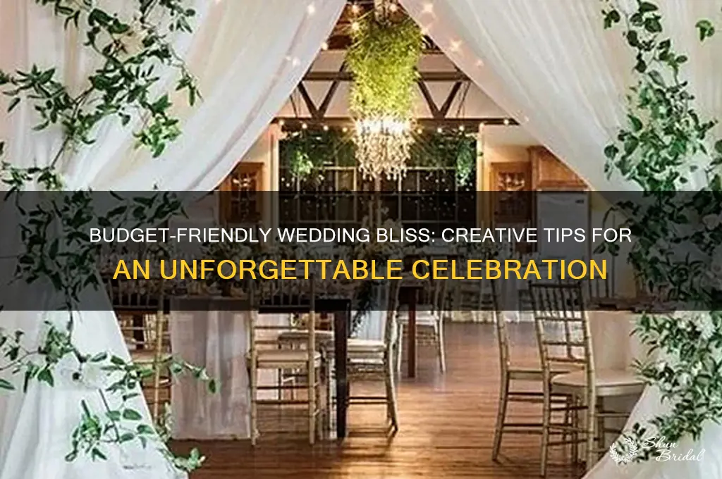 how to have a cheap but amazing wedding