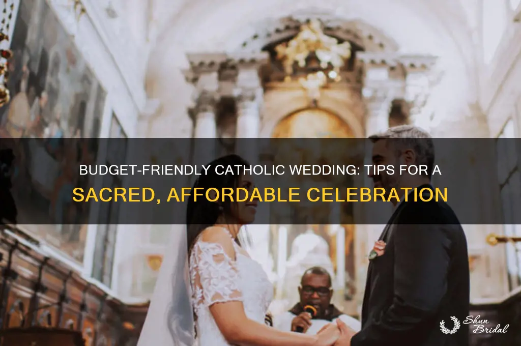 how to have a cheap catholic wedding