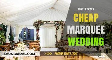 Budget-Friendly Marquee Wedding: Tips for an Affordable Dream Celebration