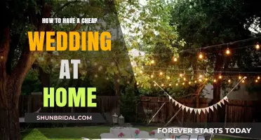 Budget-Friendly Home Wedding: Creative Tips for an Affordable Celebration