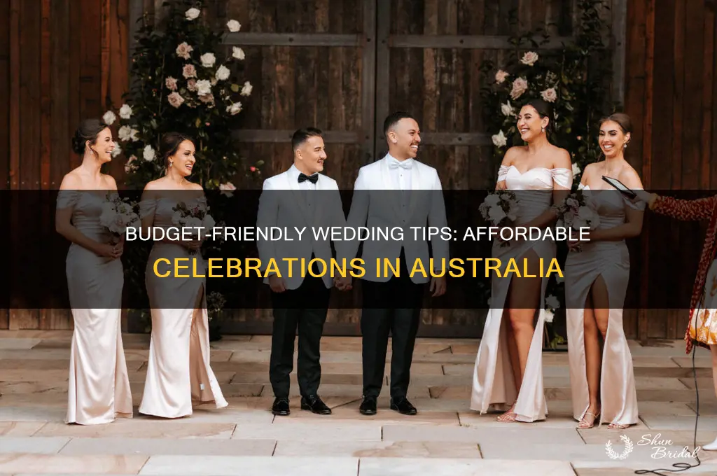 how to have a cheap wedding australia