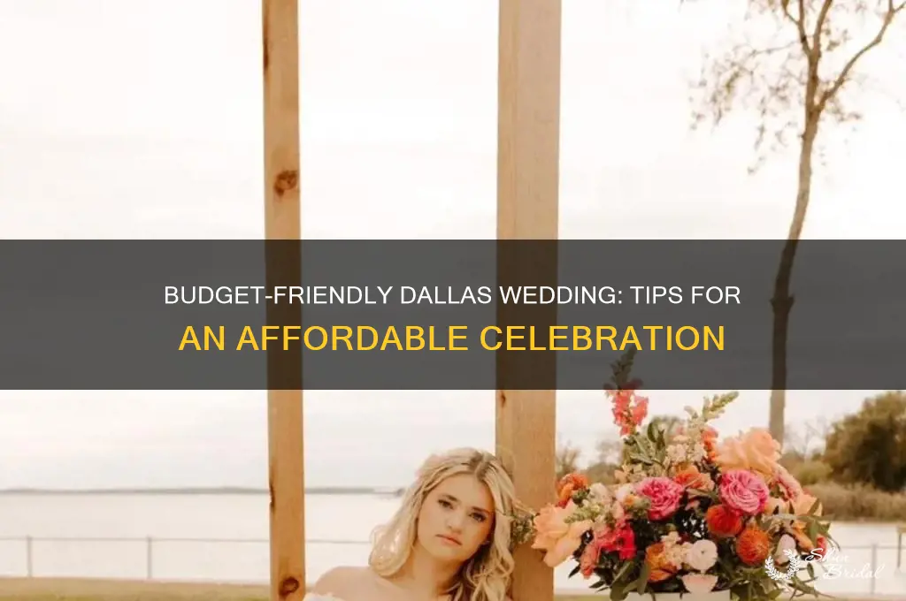 how to have a cheap wedding in dallas