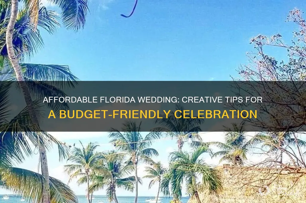 how to have a cheap wedding in Florida