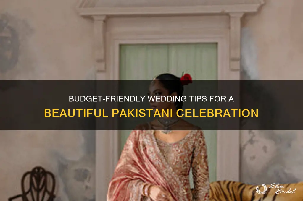how to have a cheap wedding in pakistan