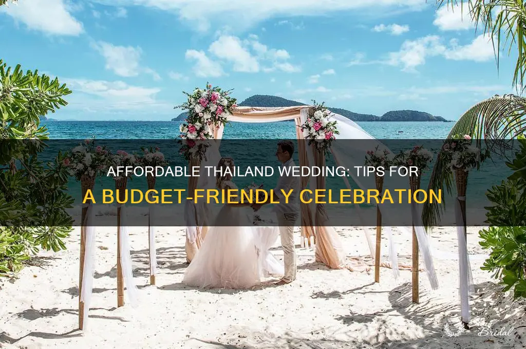 how to have a cheap wedding in thailand