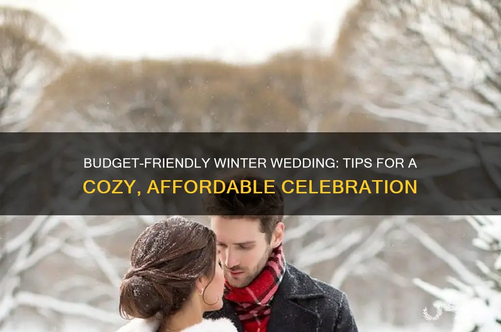 how to have a cheap winter wedding