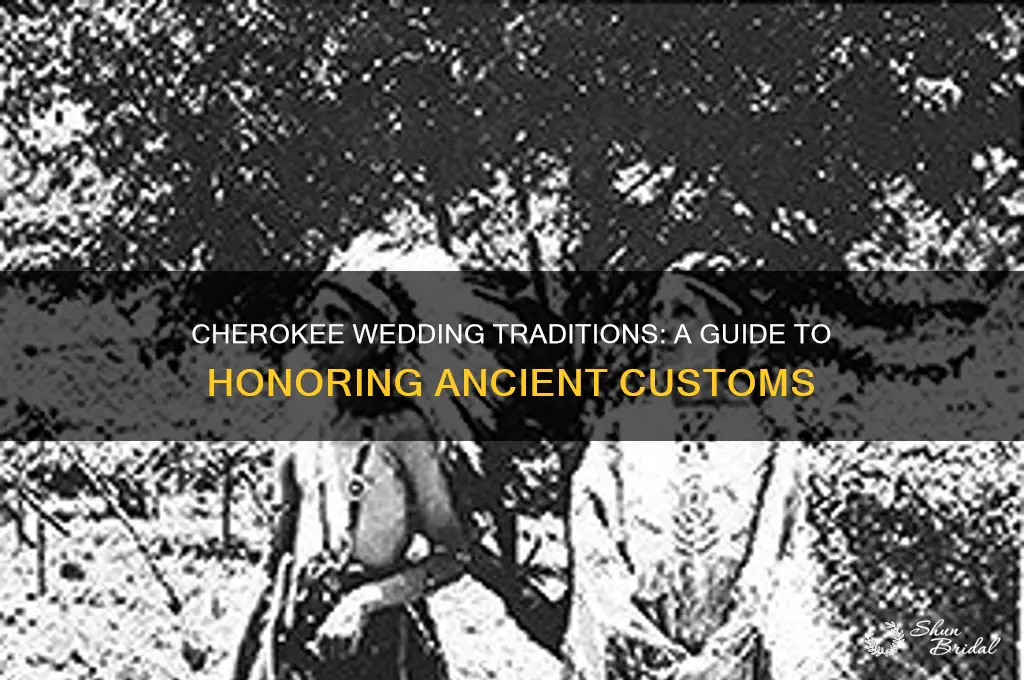 how to have a cherokee wedding ceremony