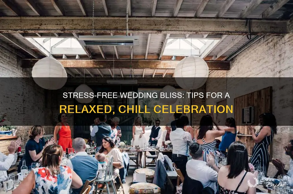 how to have a chill wedding