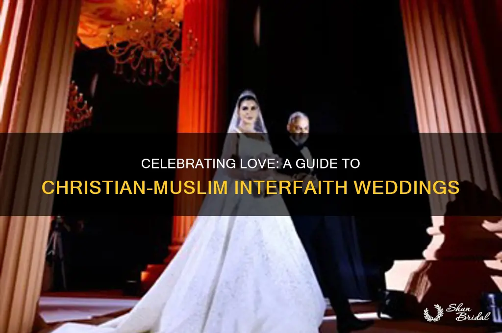 how to have a christian muslim wedding