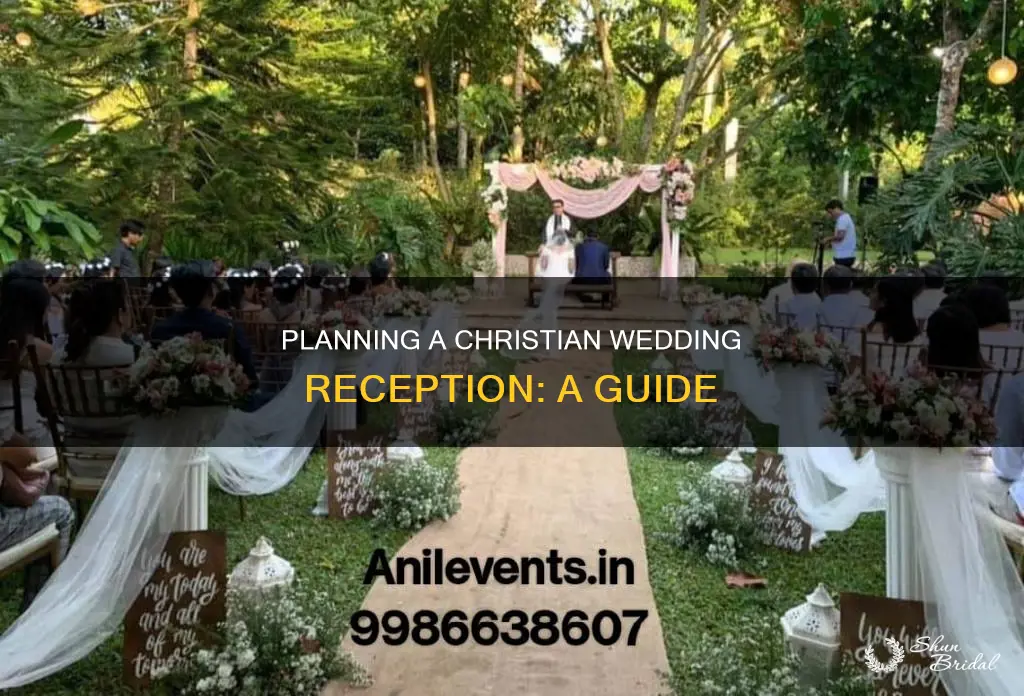 how to have a christian wedding reception