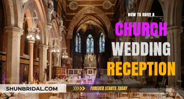 Planning a Wedding Reception in a Church