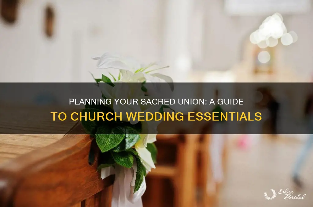 how to have a church wedding