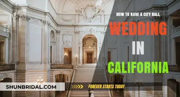 Your Guide to Planning a City Hall Wedding in California