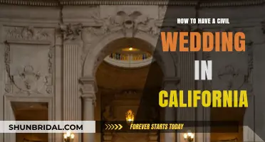 Your Simple Guide to Planning a Civil Wedding in California