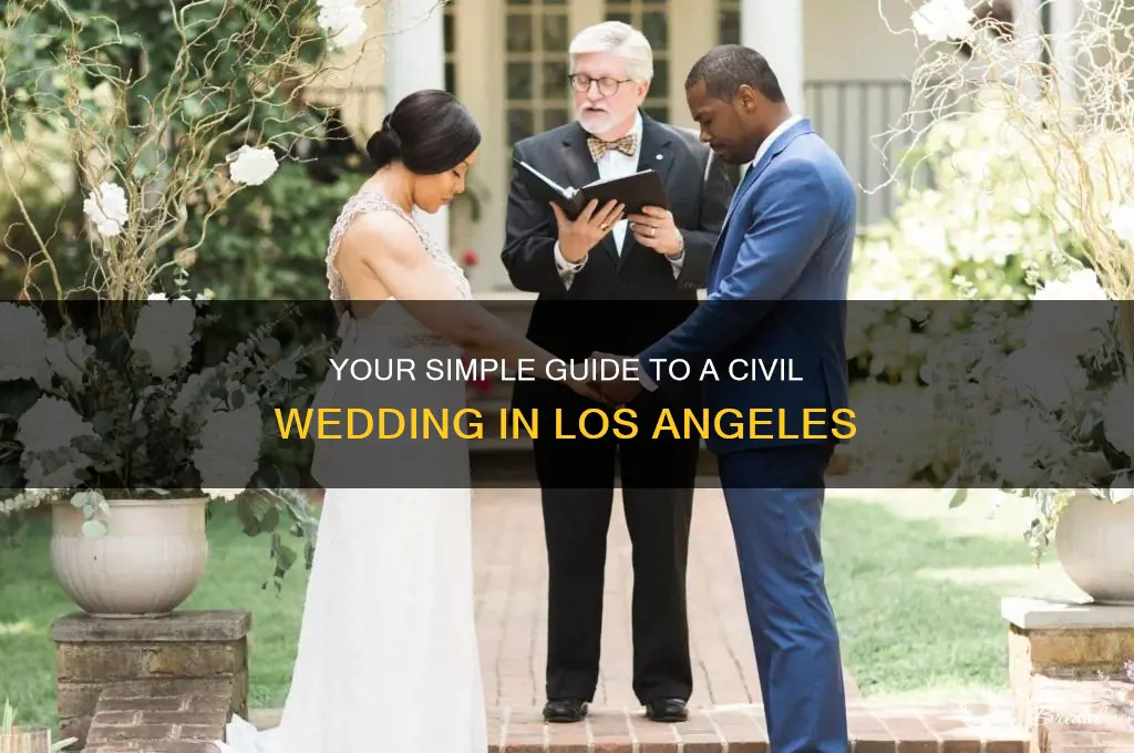 how to have a civil wedding in los angeles