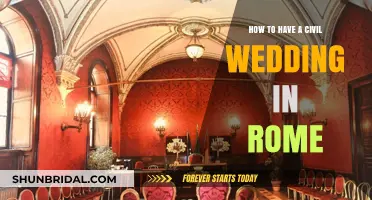 Your Guide to Planning a Civil Wedding in Rome