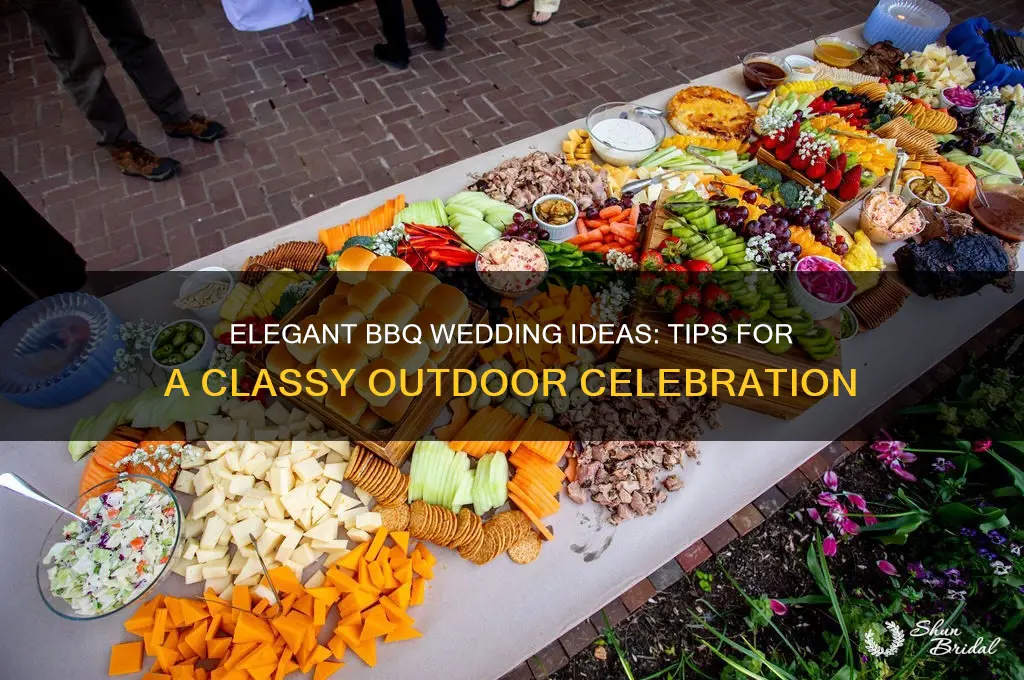 how to have a classy bbq wedding