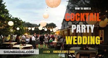 Mix, Mingle, Celebrate: Hosting a Cocktail Party Wedding Extravaganza