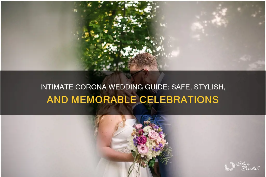 how to have a corona wedding