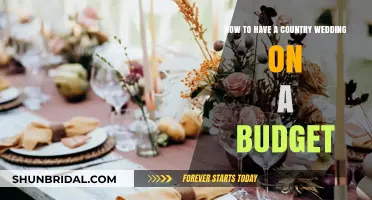 Affordable Country Wedding: Tips for a Rustic Celebration on a Budget
