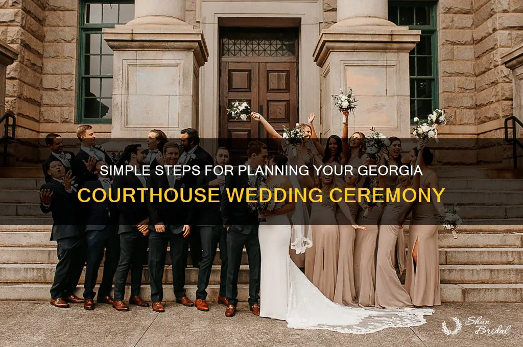 how to have a courthouse wedding in ga