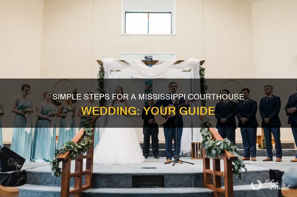 how to have a courthouse wedding in mississippi