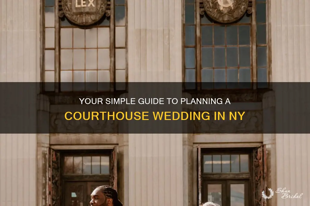 how to have a courthouse wedding in ny