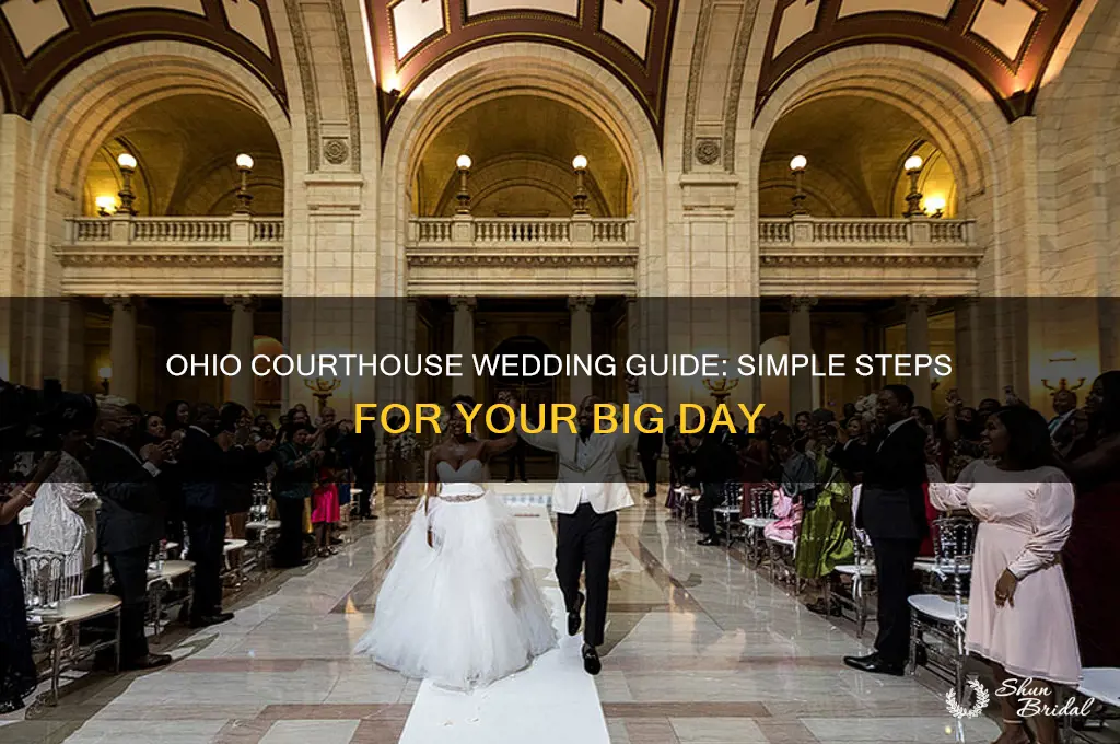how to have a courthouse wedding in Ohio