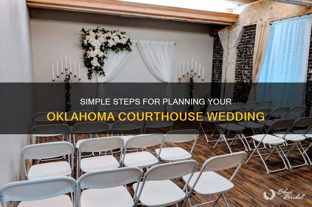 how to have a courthouse wedding in Oklahoma