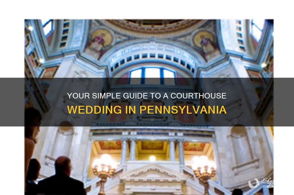 how to have a courthouse wedding in pa
