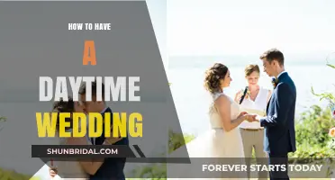 Sunlit Celebrations: Planning the Perfect Daytime Wedding Guide