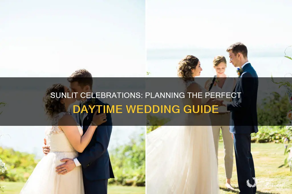 how to have a daytime wedding