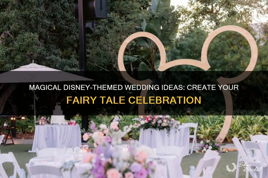 how to have a disney themed wedding