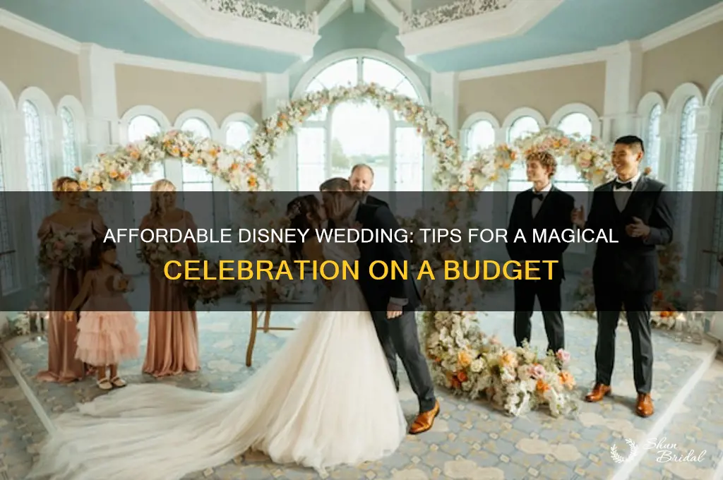 how to have a disney wedding on a budget