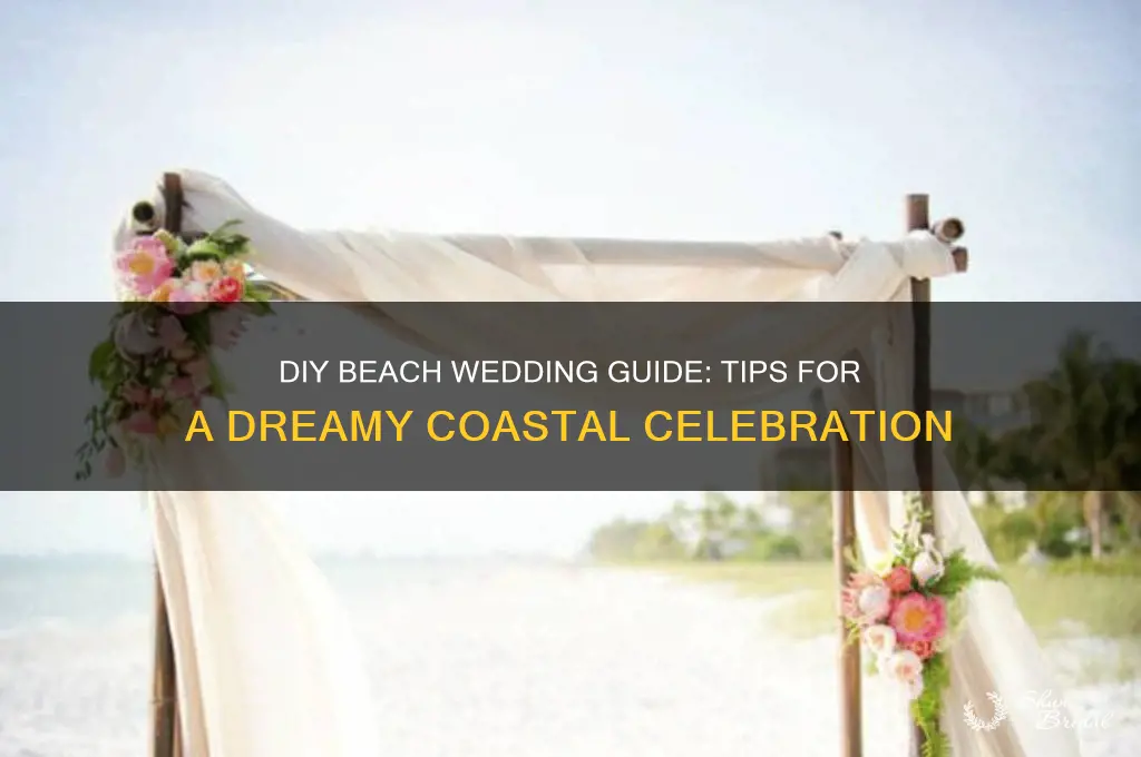 how to have a diy beach wedding