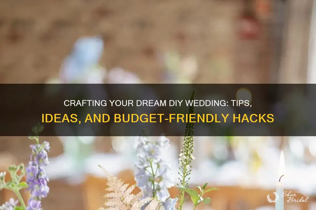 how to have a diy wedding