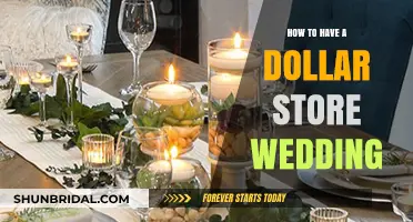 Budget-Friendly Bliss: Crafting a Dollar Store Wedding on a Dime