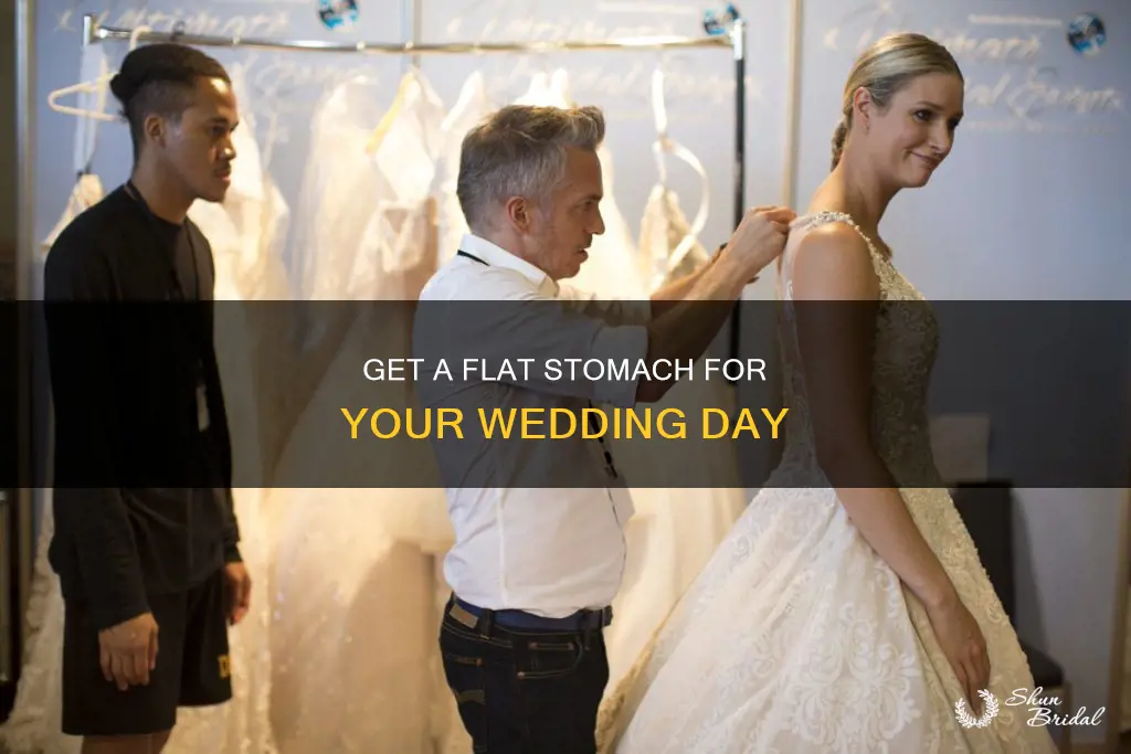 how to have a firm stomach for a wedding dress