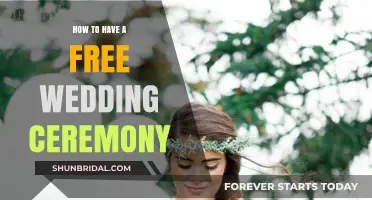 Creative Ways to Plan a Budget-Friendly, Free Wedding Ceremony