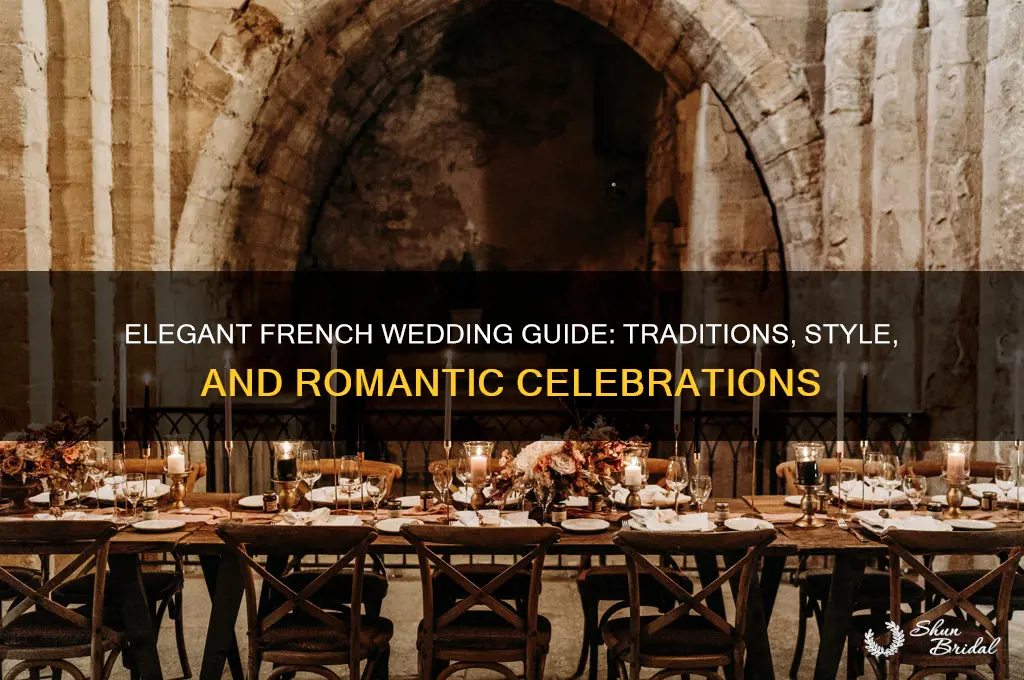 how to have a french wedding