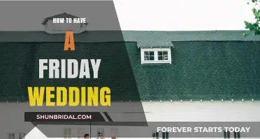 Planning a Friday Wedding: Tips for a Unique and Memorable Celebration
