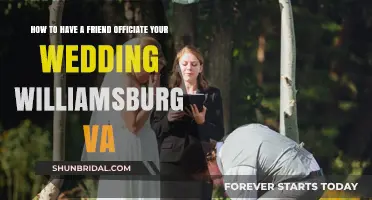Williamsburg VA Wedding Guide: Having a Friend Officiate Your Big Day