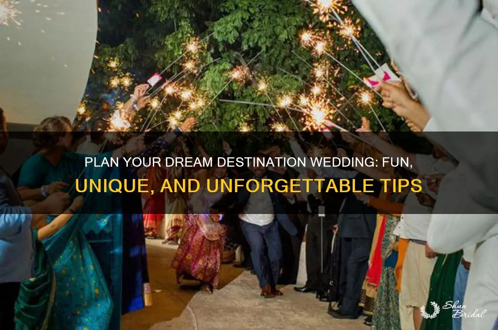 how to have a fun destination wedding